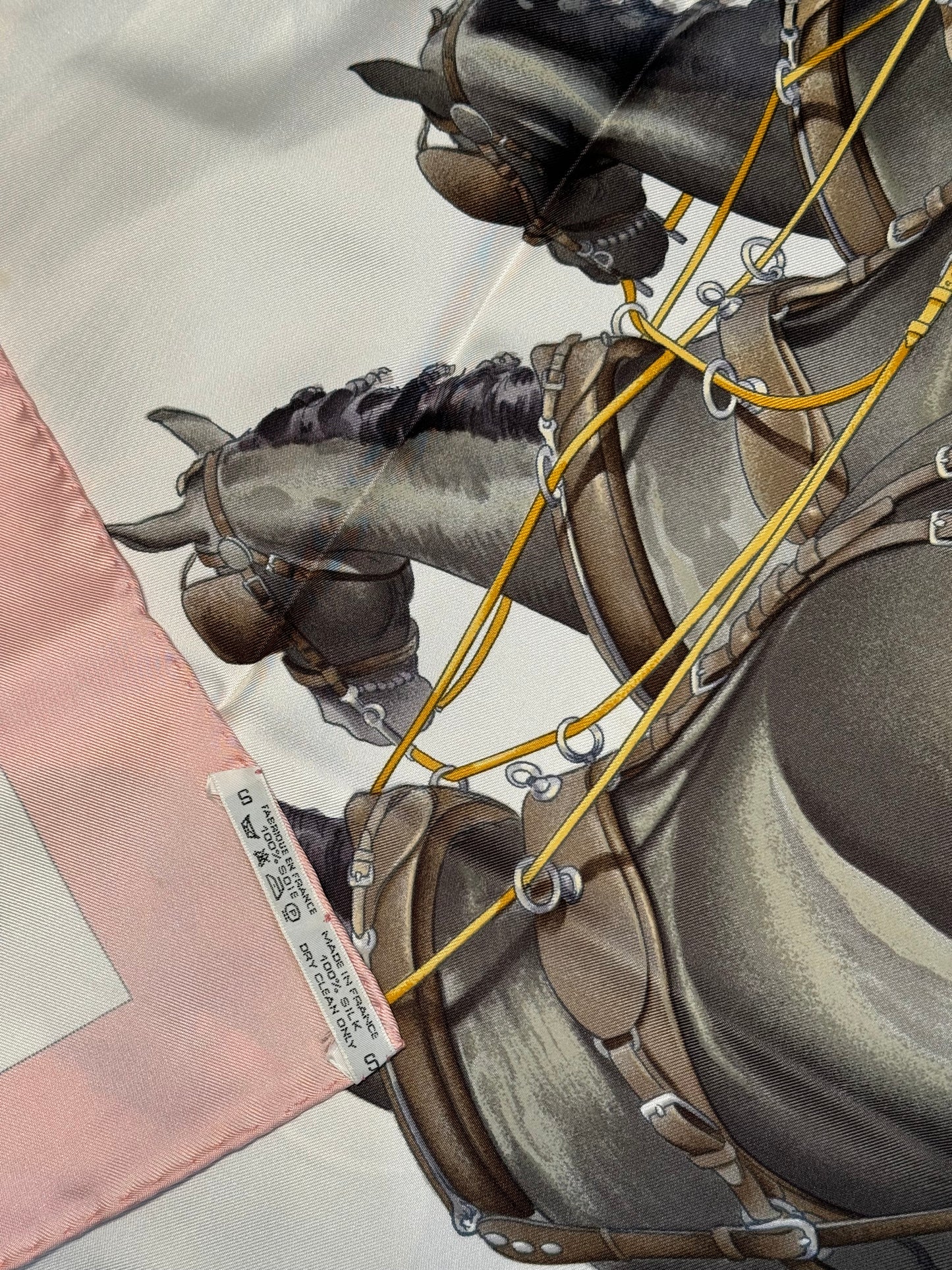 Hermés Scarf “Attelage en Arbalète”