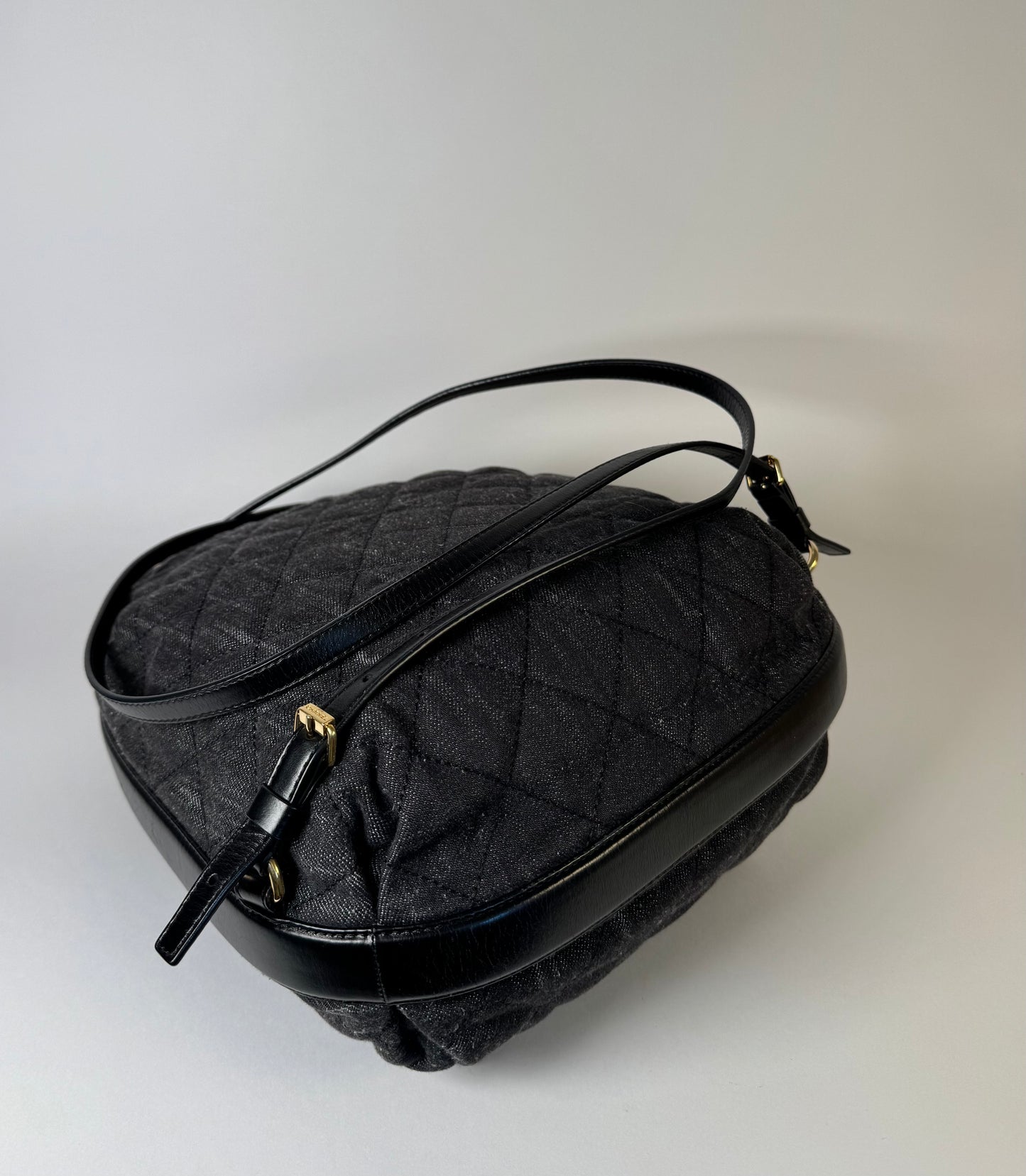 Chanel Quilted Denim Backpack