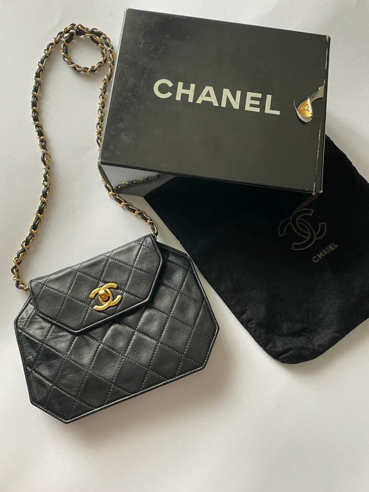 Chanel Vintage Octagon Small Quilted bag