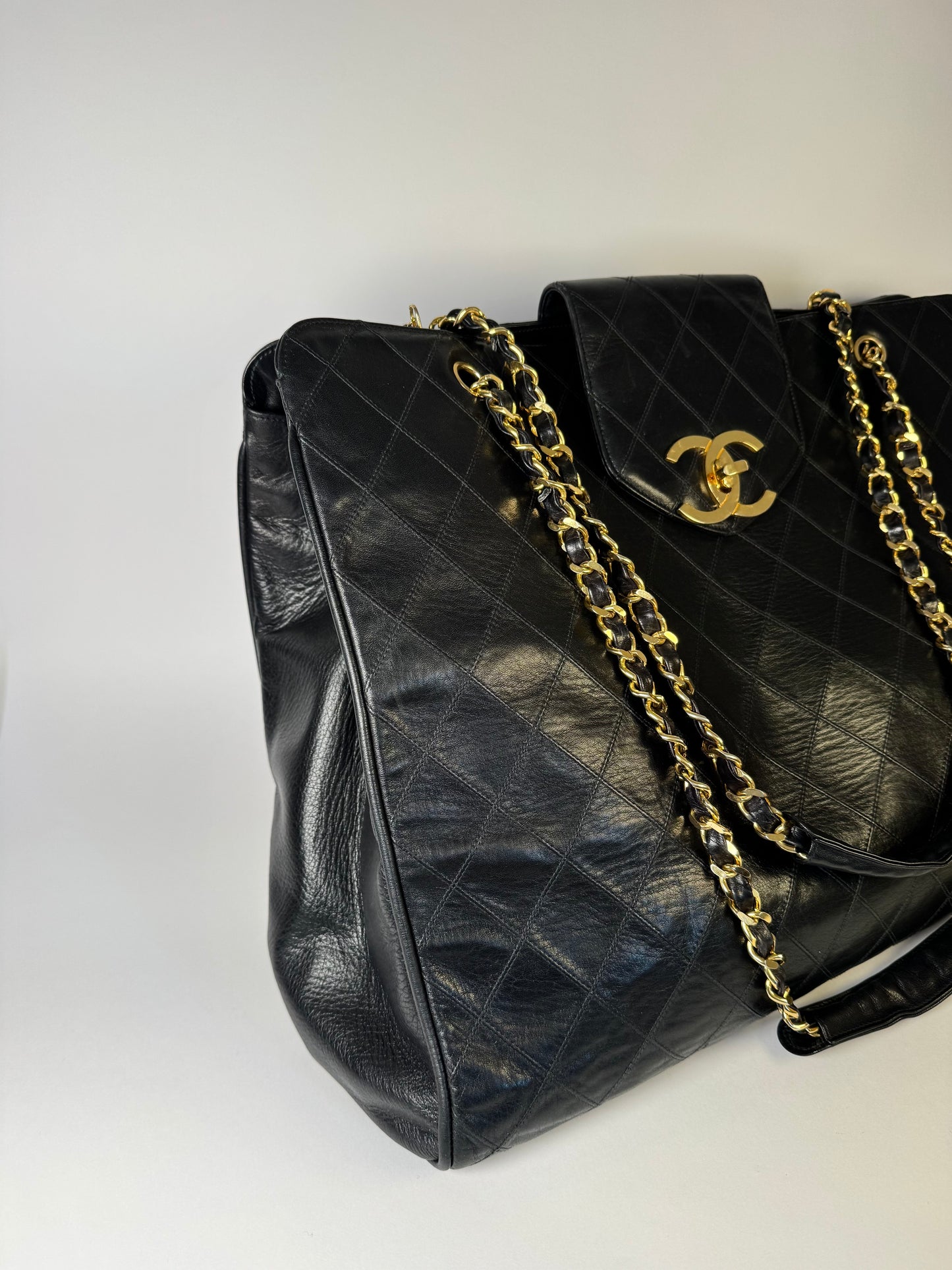 Chanel Vintage Maxi Weekender Tote