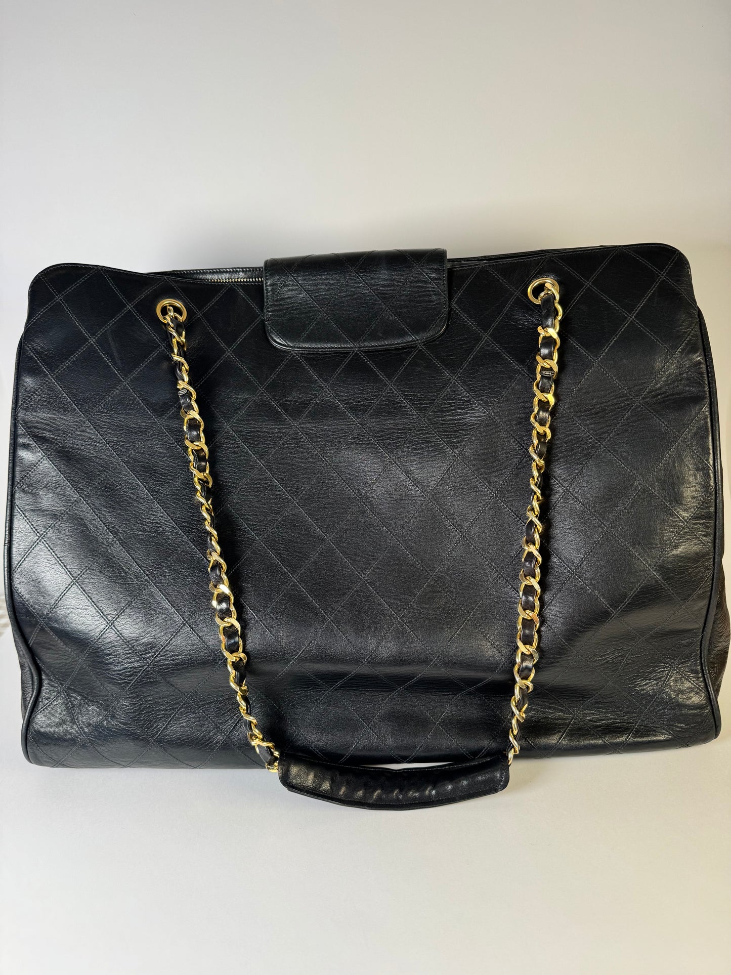 Chanel Vintage Maxi Weekender Tote