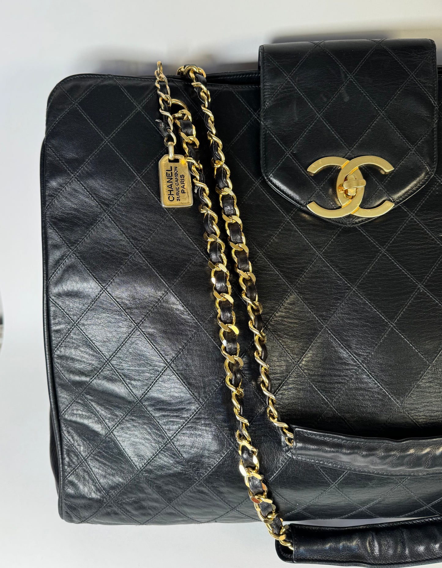 Chanel Vintage Maxi Weekender Tote