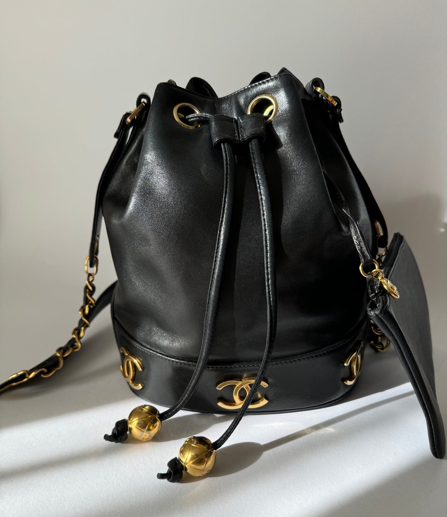 Chanel vintage bucket bag