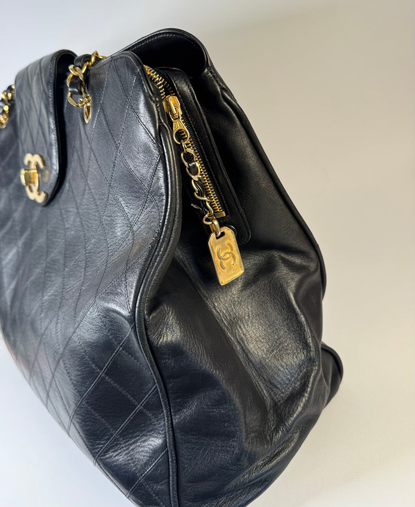 Chanel Vintage Maxi Weekender Tote
