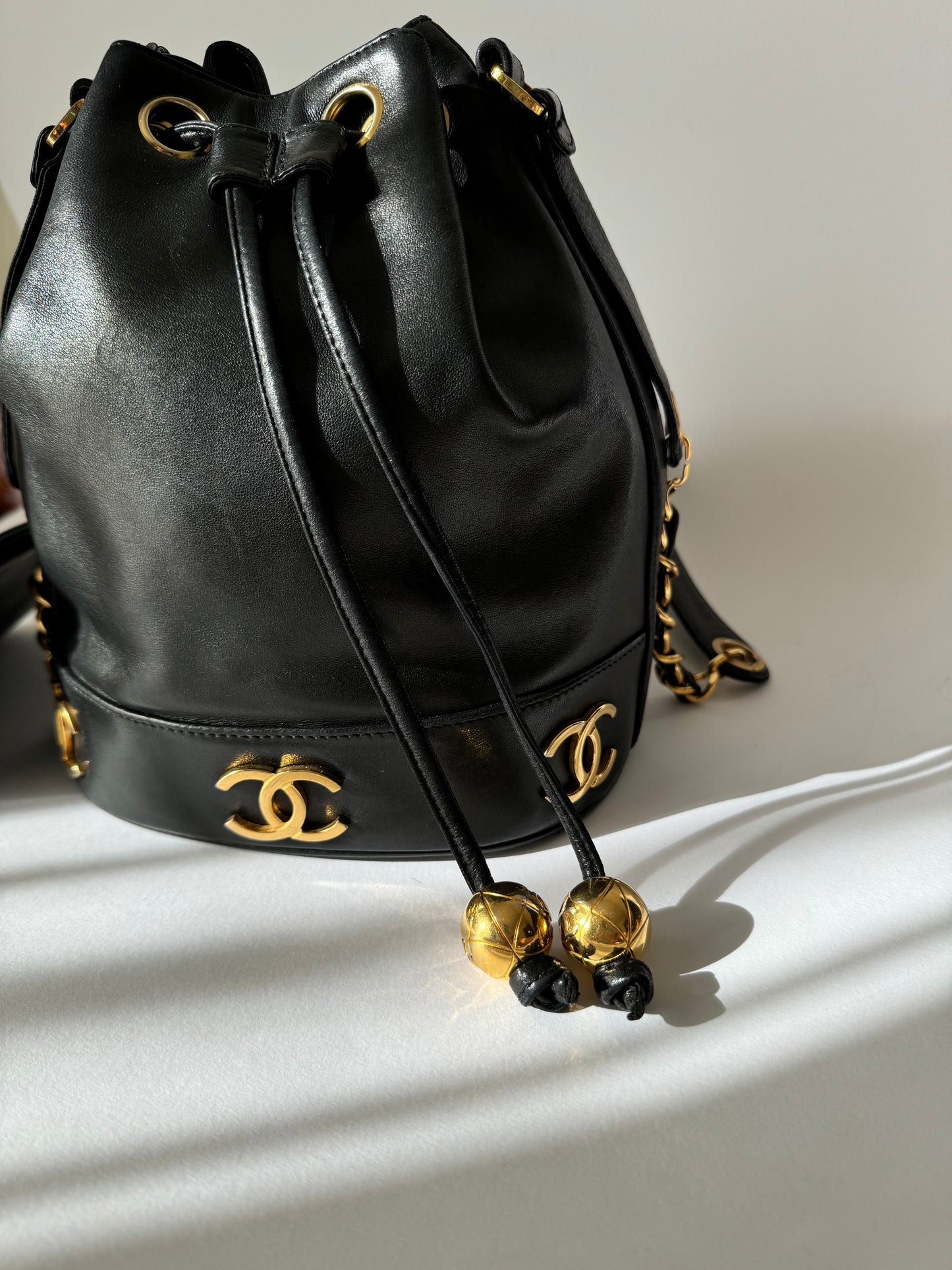 Chanel vintage bucket bag