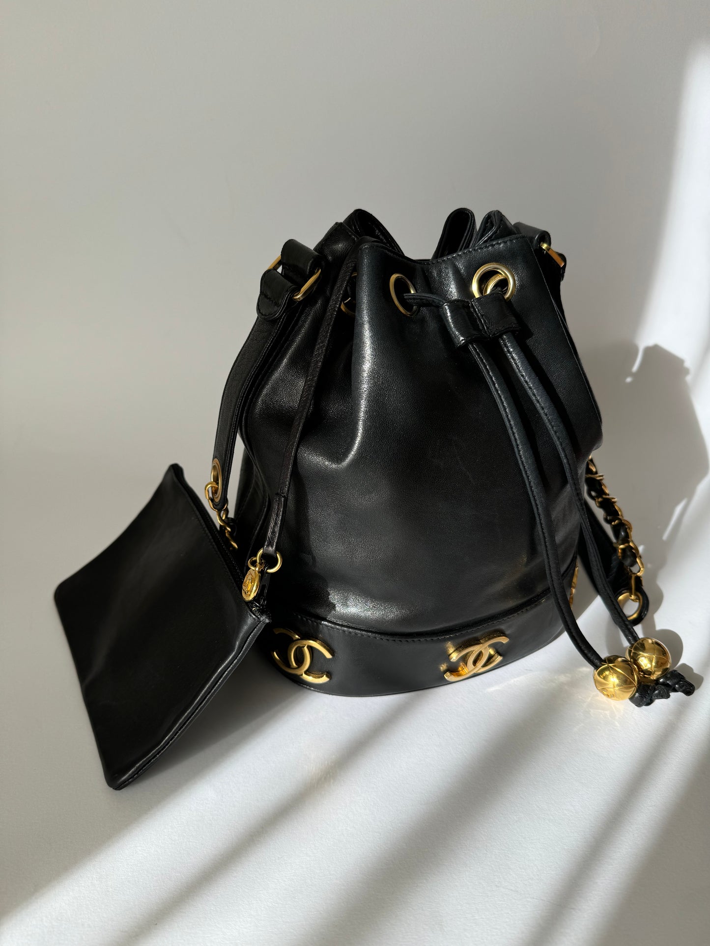 Chanel vintage bucket bag